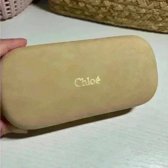 NWT CHLOE Womens CE144S 051 Yellow Copper Aviator Circle Sunglasses - Oversized. - Picture 4 of 9